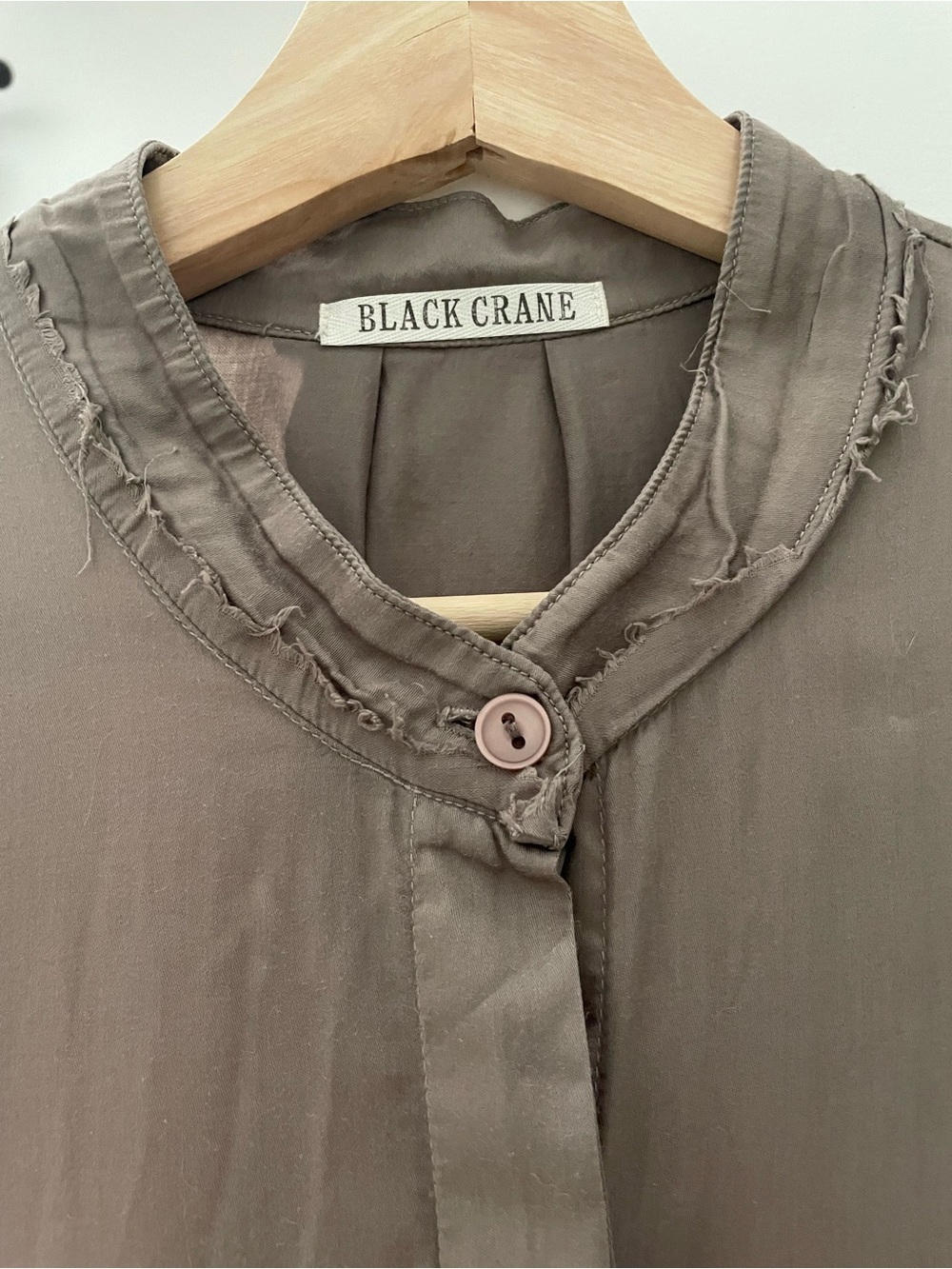 Black Crane short sleeve cotton jumpsuit - Picture 2 of 6